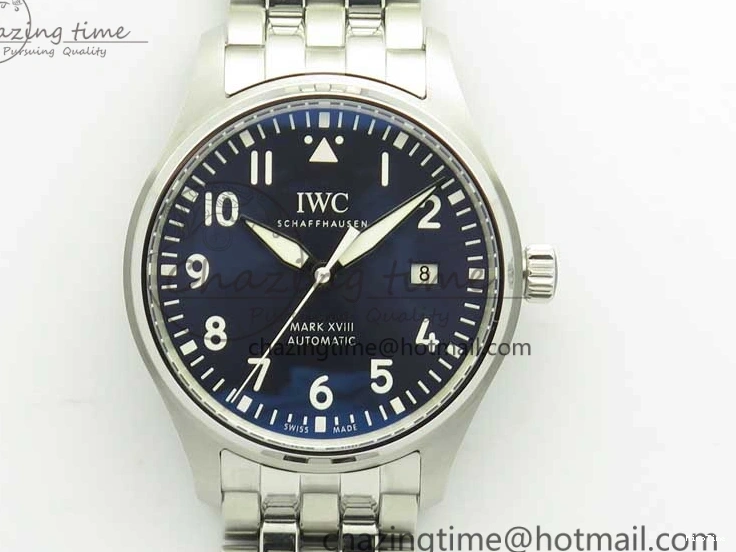 MIROTIME 0505 TimelessDesign Mark XVIII IW327016 Le Petit Prince MKS 1:1 Best Edition Blue Dial On SS Bracelet MIYOTA 9015 V 7206